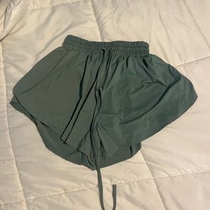 alterd state green flows athletic shorts